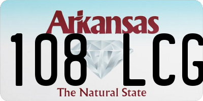 AR license plate 108LCG