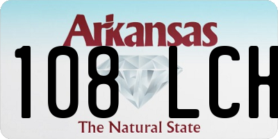 AR license plate 108LCH