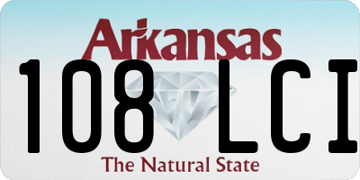 AR license plate 108LCI