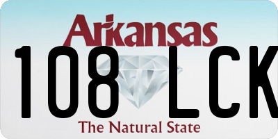 AR license plate 108LCK