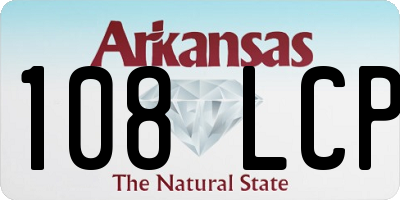 AR license plate 108LCP