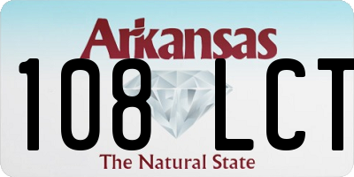 AR license plate 108LCT