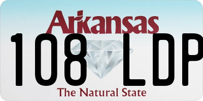 AR license plate 108LDP