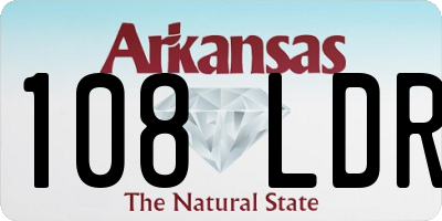 AR license plate 108LDR