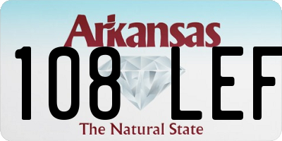AR license plate 108LEF