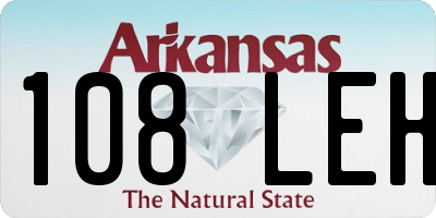 AR license plate 108LEH