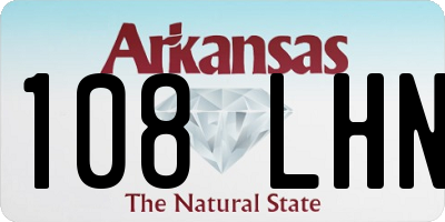 AR license plate 108LHN