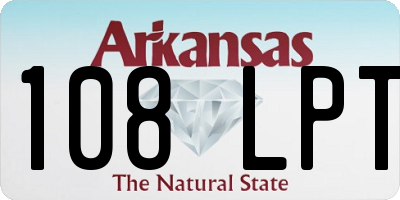 AR license plate 108LPT