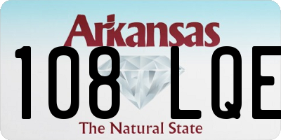 AR license plate 108LQE