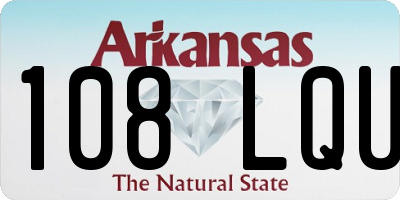 AR license plate 108LQU