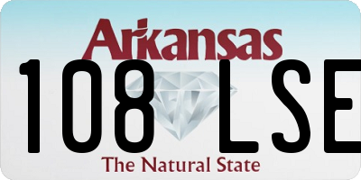 AR license plate 108LSE