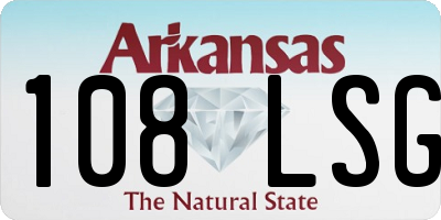 AR license plate 108LSG