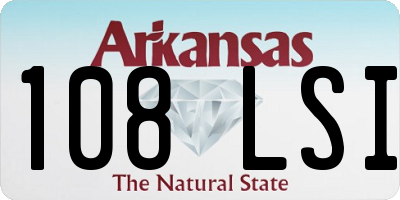AR license plate 108LSI