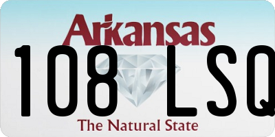 AR license plate 108LSQ