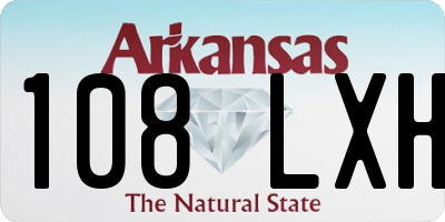 AR license plate 108LXH