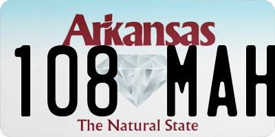 AR license plate 108MAH