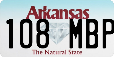 AR license plate 108MBP
