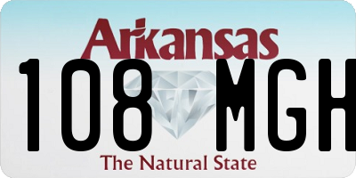 AR license plate 108MGH