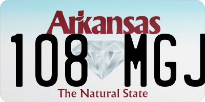 AR license plate 108MGJ
