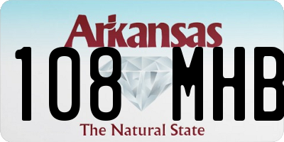AR license plate 108MHB