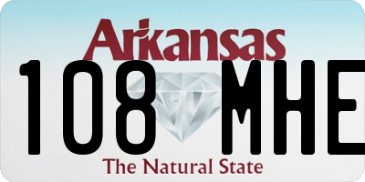 AR license plate 108MHE