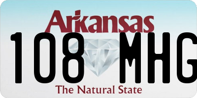 AR license plate 108MHG