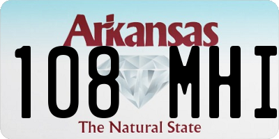 AR license plate 108MHI