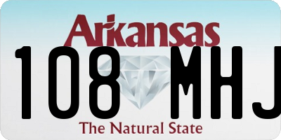 AR license plate 108MHJ