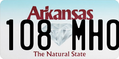 AR license plate 108MHO