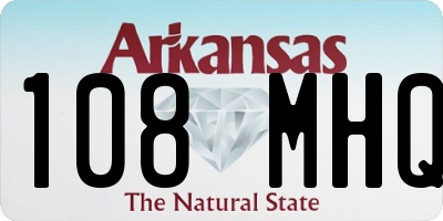 AR license plate 108MHQ
