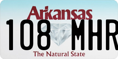 AR license plate 108MHR