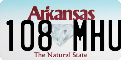 AR license plate 108MHU