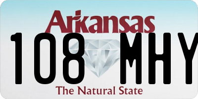 AR license plate 108MHY