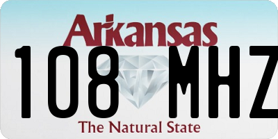 AR license plate 108MHZ