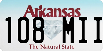 AR license plate 108MII