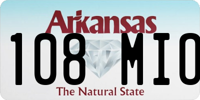AR license plate 108MIO