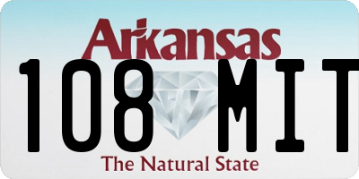 AR license plate 108MIT
