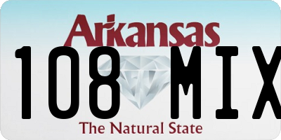 AR license plate 108MIX