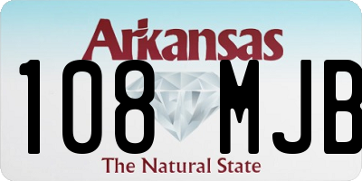 AR license plate 108MJB