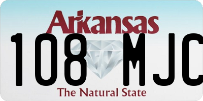 AR license plate 108MJC