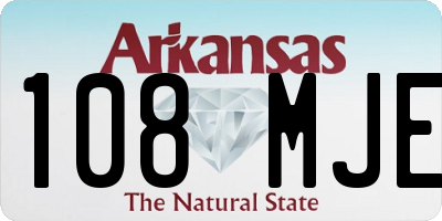 AR license plate 108MJE
