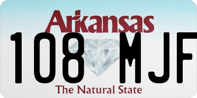 AR license plate 108MJF
