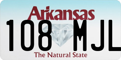 AR license plate 108MJL