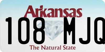 AR license plate 108MJQ