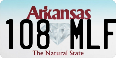 AR license plate 108MLF