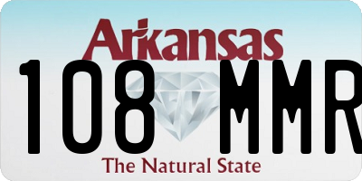 AR license plate 108MMR