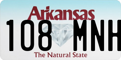 AR license plate 108MNH