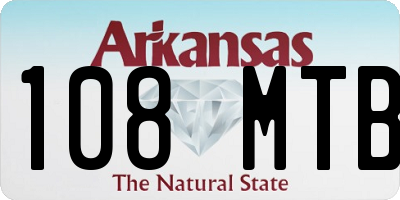 AR license plate 108MTB