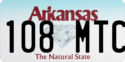 AR license plate 108MTC