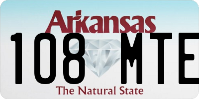 AR license plate 108MTE